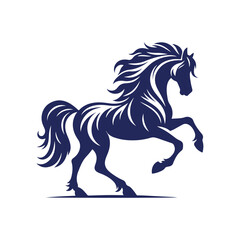 horse silhouette vector Clip art isolated design illustration