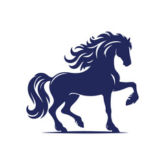 horse silhouette vector Clip art isolated design illustration