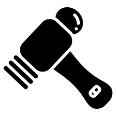 Baby Hammer Icon Element For Design