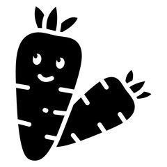 Toy Carrot Icon Element For Design