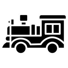 Train Toy Icon Element For Design