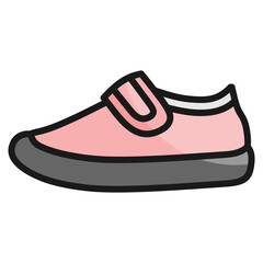 Baby Shoes Icon Element For Design