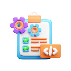 Design and Development 3d Illustration  Icon