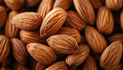 Fototapeta premium Almonds with Natural Patterns