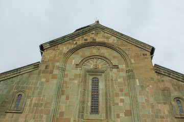 Close up Svetitskhoveli Cathedral or Cathedral Living Pillar, Mtskheta, Georgia