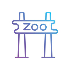 Zoo vector icon
