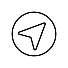 Navigation Arrow vector icon