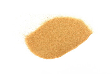desert sand isolated on white background. desert sand explosion.