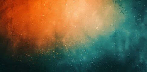 Background design with orange green blurry color gradient grainy texture, for a website header poster banner