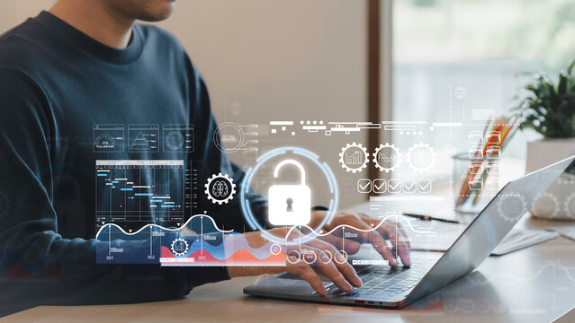 security document information business login file folder, management cybersecurity technology, concept digital security corporate database professional company, connection laptop server cloud screen