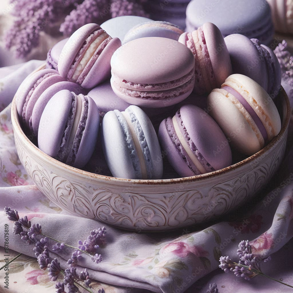 Sticker Macaron Magic: A Symphony of Flavors