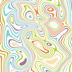ABSTRACT ILLUSTRATION MARBLED TEXTURE LIQUIFY PSYCHEDELIC PASTEL SOFT COLORFUL DESIGN. OPTICAL ILLUSION BACKGROUND VECTOR DESIGN