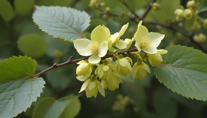 Fototapeta premium Corylopsis veitchiana theme