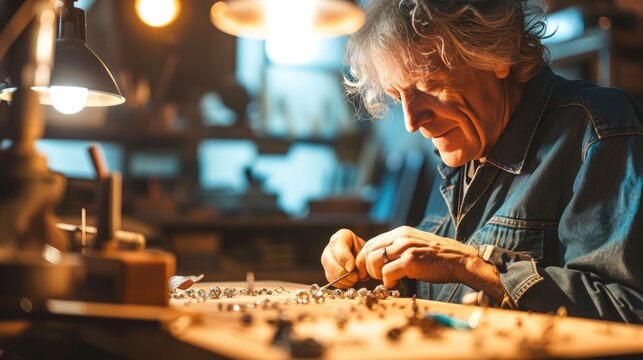 Personal Stories: LGBTQ+ Elder Crafting Unique Jewelry