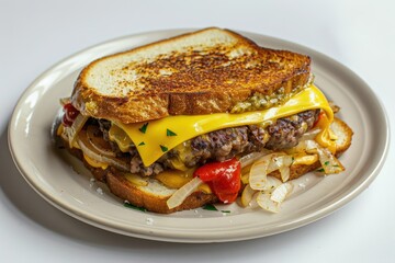 Indulgent Patty Melt with Seasoned Ground Beef