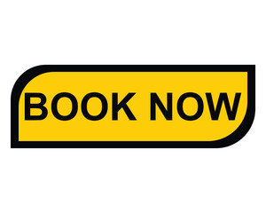 book now button on white background. book now button sign