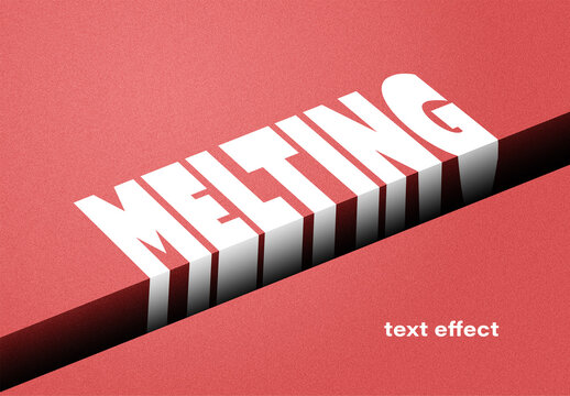 Melting Text Effect