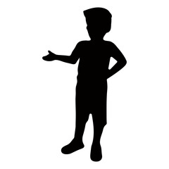 School Kids Silhouette