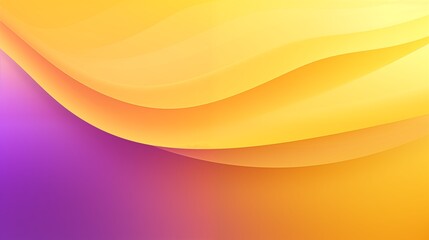 Abstract Vibrant Wave Gradient Background with Yellow and Purple Hues