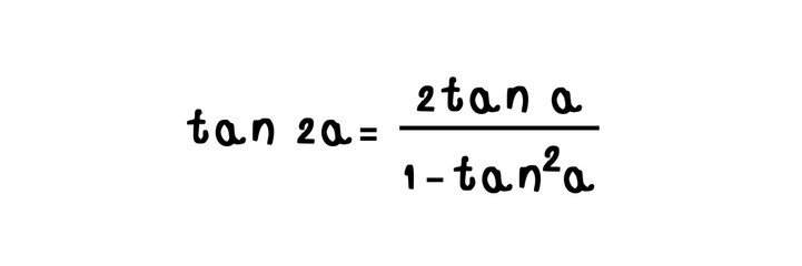 sin cos tan equation formula_double angle formula_tan 2a formula  formula