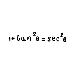 sin cos tan equation formula_Pythagorean identities_one plus square tan equal squre sec formula