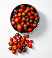 Mixed homegrown tomatoes
