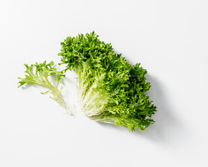 fresh head of frisée lettuce