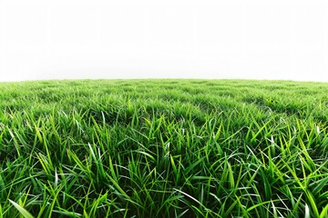 Obraz premium Lush Green Grass Field Under a Clear Sky