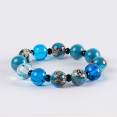 Glass beads bracelet