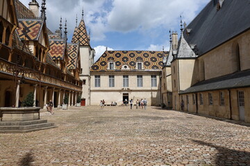 Les hospices de Beaune, ancien h&ocirc;pital, ville de Beaune, d&eacute;partement de la C&ocirc;te d'Or, France