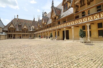 Les hospices de Beaune, ancien h&ocirc;pital, ville de Beaune, d&eacute;partement de la C&ocirc;te d'Or, France