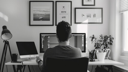 one person company design for website.generative ai