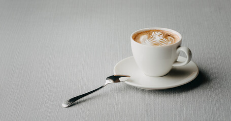 cup of coffee with milk