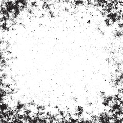 Obraz premium Abstract grunge texture overlay, featuring small particles, debris, and dust, creating a distressed and uneven background. This texture is characterized by both rough and fine grains, and is isolated