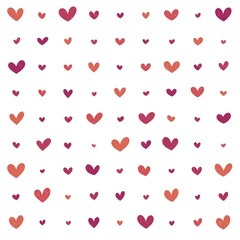 Valentine's Day. Background Vector Hearts. Seamless abstract pattern. Beautiful texture for textile or paper print.