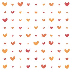 Valentine's Day. Background Vector Hearts. Seamless abstract pattern. Beautiful texture for textile or paper print.