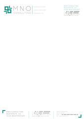 Letterhead for Consulting Company