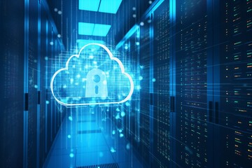cloud computing security concept