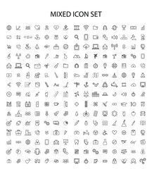 Mixed Set of icons for web.