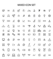 Mixed Set of icons for web.
