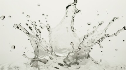 Abstract water splash, cle& refreshing