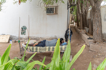 Street scene in Tadjoura, Republic of Djibouti, Africa