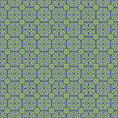 Art Nouveau Seamless repeating tile geometric decorative pattern