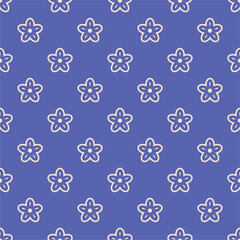 Seamless decorative pattern with flowers wallpaper festive birthday background art decor design for textile, paper	
