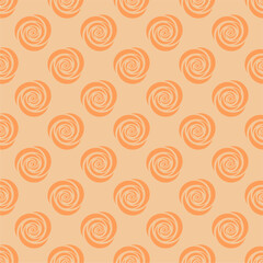 Seamless decorative pattern with flowers wallpaper festive birthday background art decor design for textile, paper	
