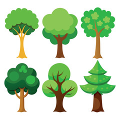 Oak tree vector