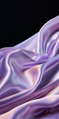 A detailed macro shot of smooth satinlike waves and curves with a reflective surface The shapes flow and overlap capturing light to display a blend of dark purples Onahau and subtle pinks The backgrou