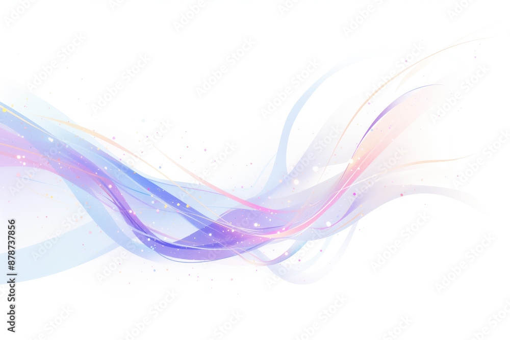 Poster abstract white background for presentations with gradient light line