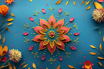 rangoli ornament background