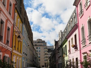 Colored Paris Buildings